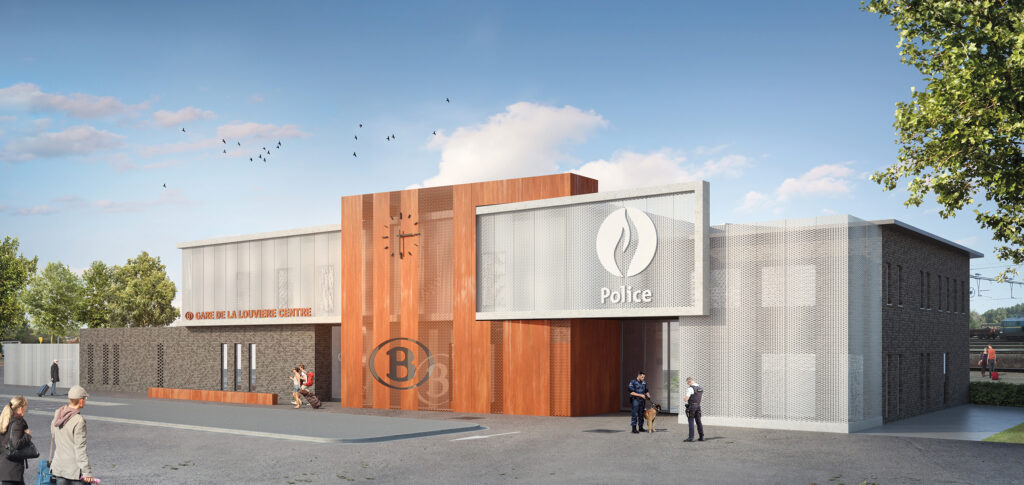 Rénovation de la gare du centre à La Louvière