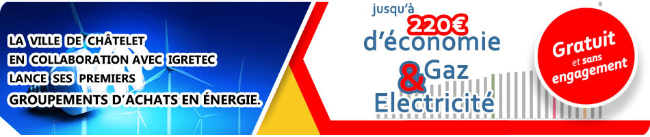 Châtelet : achats groupés de gaz et d'électricité