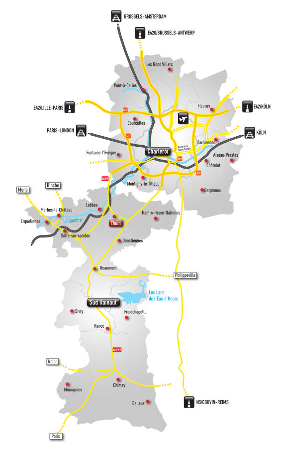 CHARLEROI – ZUID-HENEGOUWEN, ONZE REGIO